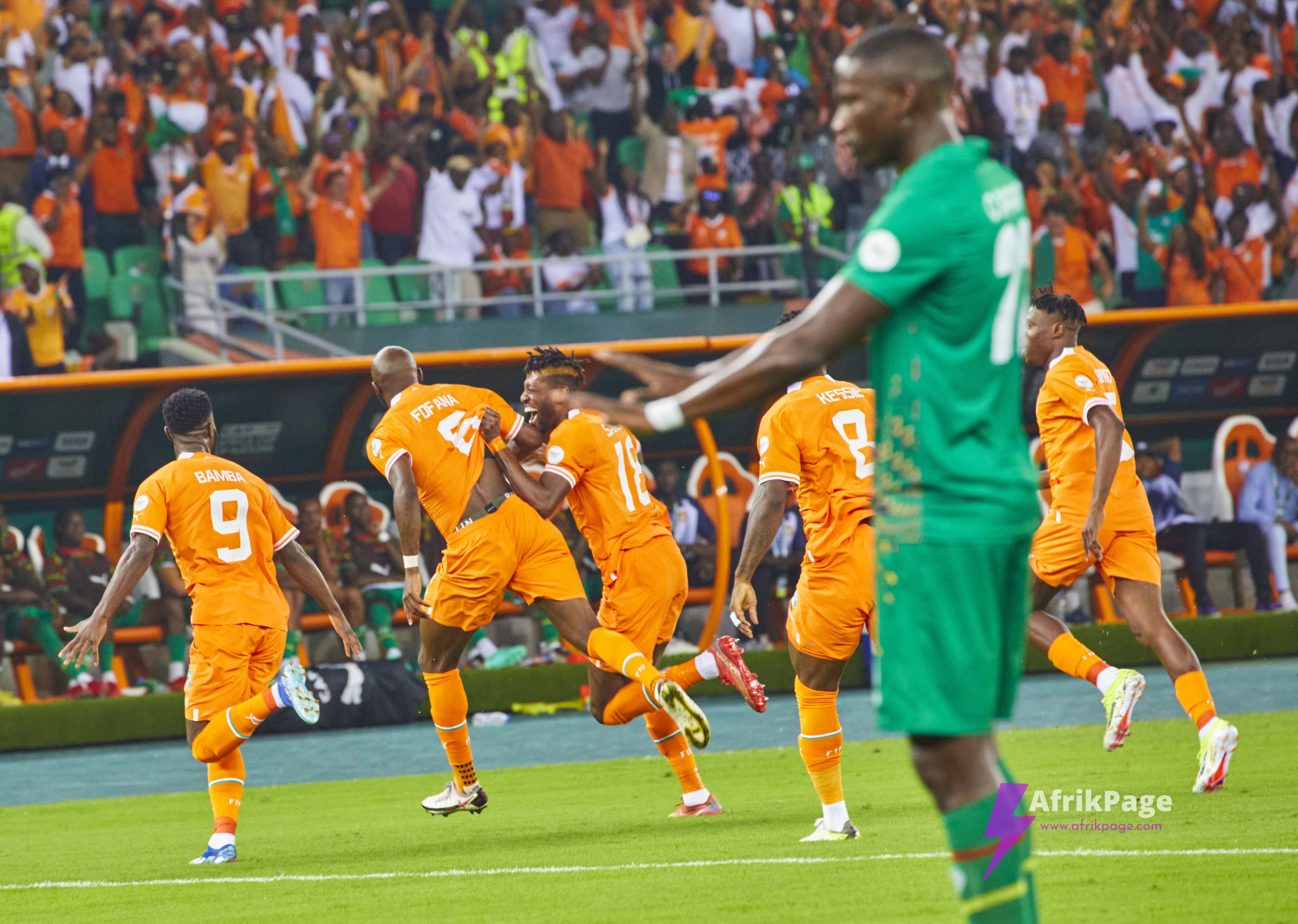 Ivory coast Vs Guinea Bissau, 13th January 2024 © Afrikpage