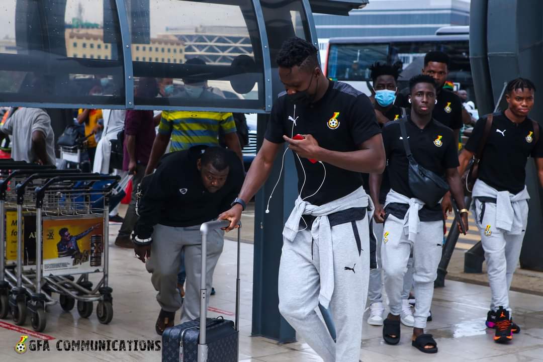 Ghana Black Stars arrive in Zimbabwe for their second round match