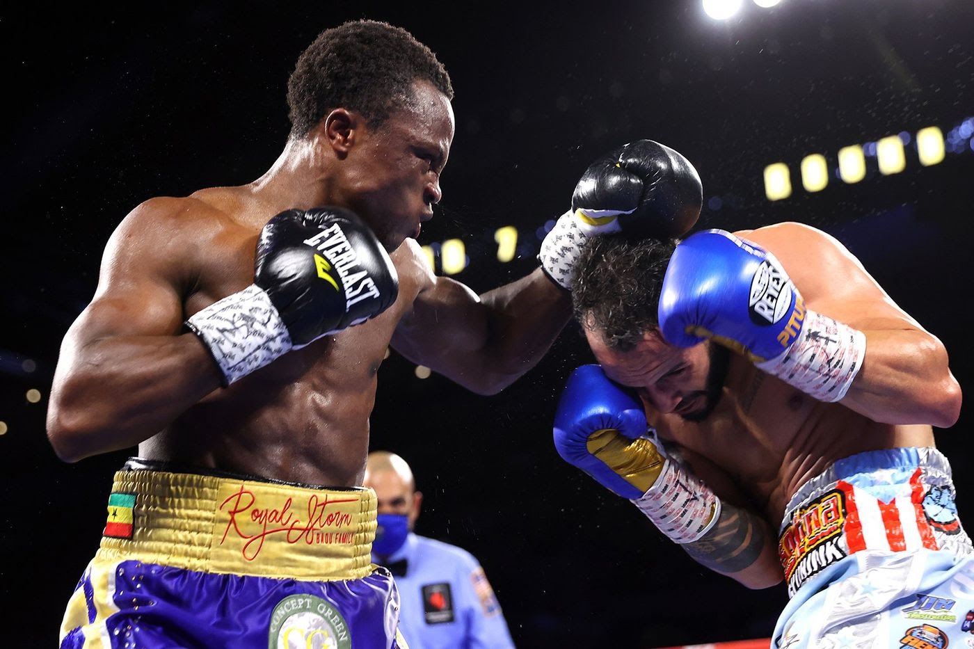 Isaac Dogboe’s win over Christopher Diaz was certainly debatable Mikey Williams/Top Rank